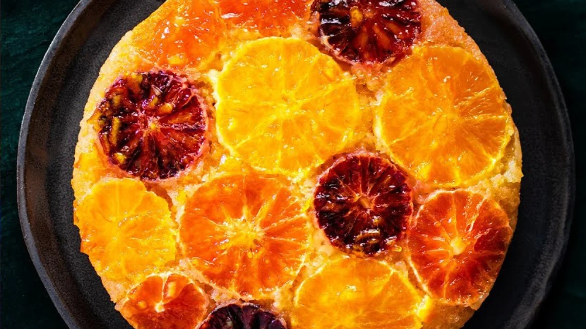 The Delightful Orange Upside Down Cake